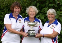 Jenny, Sue and Carol - County Triples winners