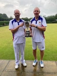 Adam and Paul County Pairs winners